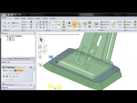 SpaceClaim Pull Tool Guides Intermediate Tutorial