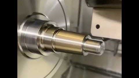 Working ON CNC Machine how to manufacture axle.....