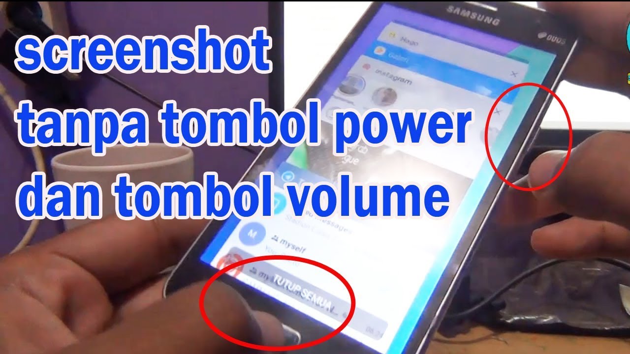 Cara Screenshot Tanpa Menekan Tombol Power Dan Volume - Youtube