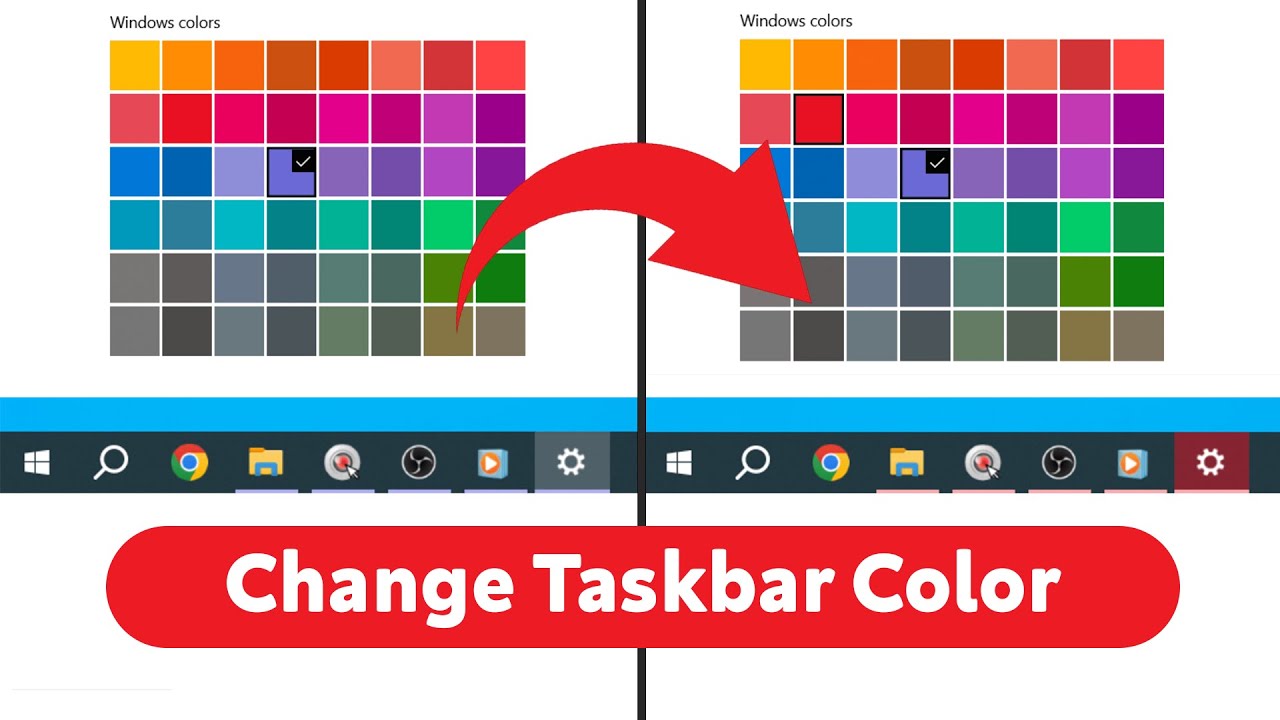 How To Change Taskbar Icon Color In Windows YouTube How To Change Taskbar Icon Color In Windows YouTube