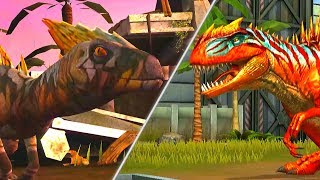 GEN 2 PACK CODE 19 | INDORAPTOR vs GORGOSUCHUS - JURASSIC WORLD THE GAME