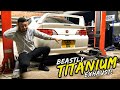 THE TURBO INTEGRA GETS AN INSANE *BESPOKE TITANIUM* EXHAUST!!!