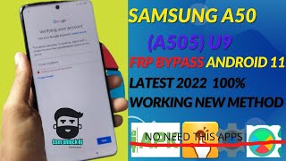 samsung a50,A50S (A505) u9 u10 Google Account Bypass frp bypass android 11 new method 2022 100% work