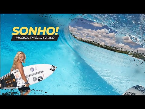 SONHO DE CRIANÇA, SURFAMOS NA PISCINA DE ONDA (PRAIA DA GRAMA) // Busy Surfing...