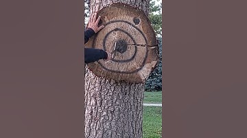 A COUPLE THROWS WITH MY WYATT HINES CUSTOM THROWING AXE