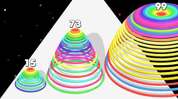 CIRCLE UP 3D - ASMR Gameplay (Level Up Layer Runner)