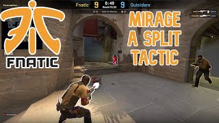FNATIC Mirage Fake A Execute (CS:GO Strategy)