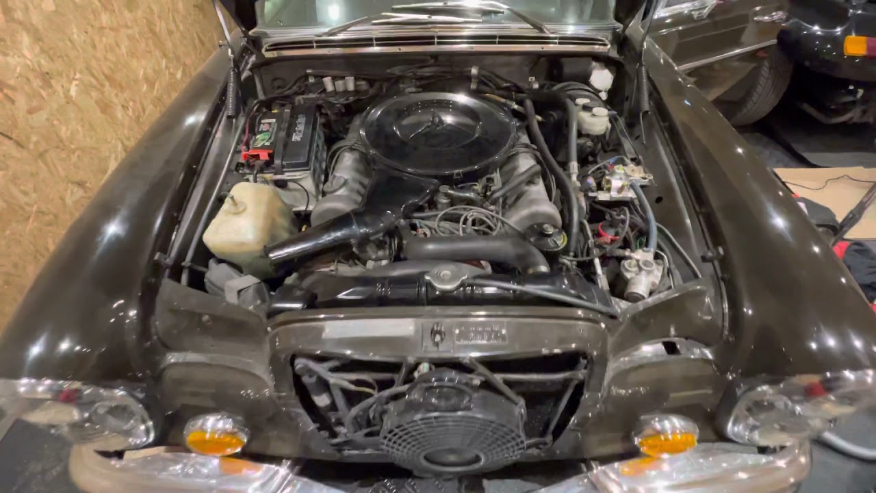 Mercedes 300 SEL 4.5 - FAN noise (M117 engine)