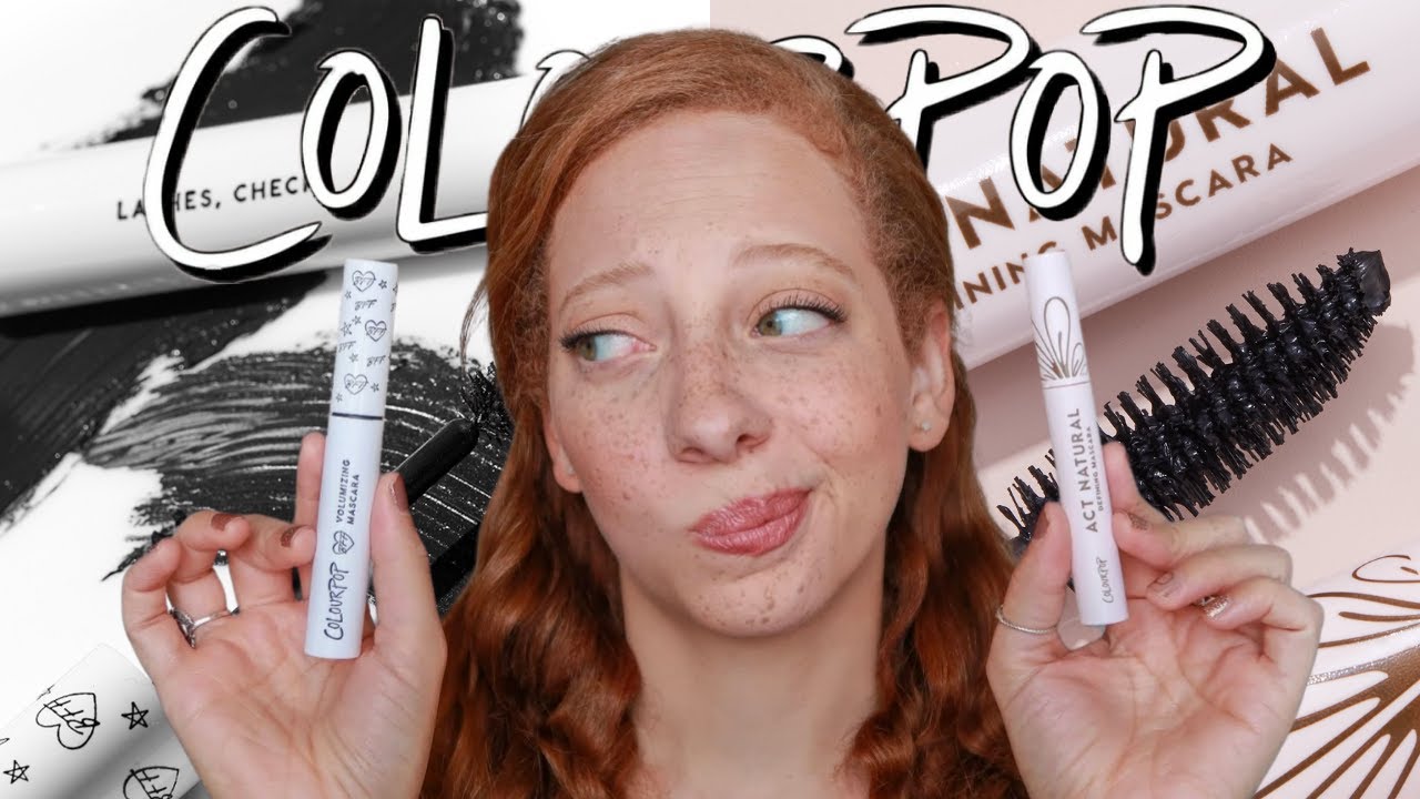 COLOURPOP Mascara Comparison | BFF VOLUMIZING VS. ACT NATURAL DEFINING | Mascara Monday Ep. 6