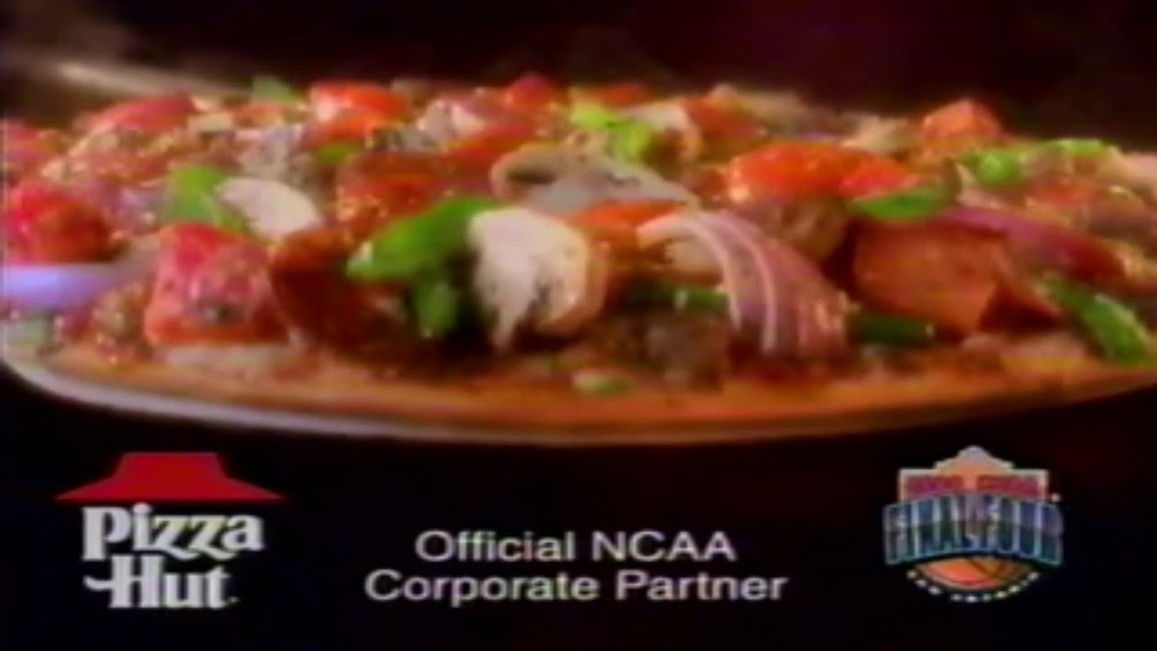 Retro Pizza Hut Commercial 1998 The Edge NCAA College Basketball YouTube