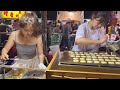 Beautiful Sisters Making Cute Dorayaki - Taiwanese Street Food