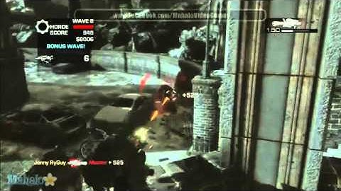 Gears of War 3 Horde Mode Gridlock First Attempt with JR Wave 81659