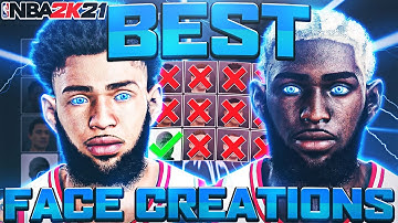 BEST FACE CREATIONS IN NBA 2K21! HOW TO LOOK COMP!