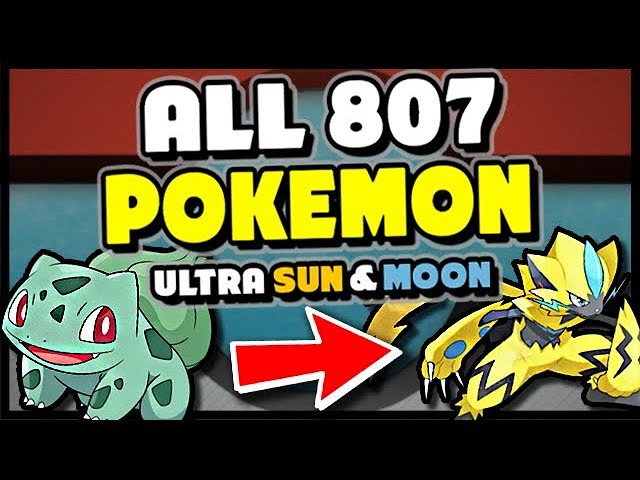 Pokémon Ultra Sun & Pokémon Ultra Moon Edition: The Official National  Pokédex - Bulbapedia, the community-driven Pokémon encyclopedia