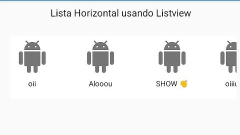 Sketchware pro 2 exemplos de Lista Horizontal