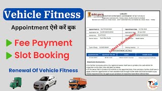 Vehicle Fitness Slot Booking | Vehicle Fitness Appointment | Vehicle Fitness Appointment