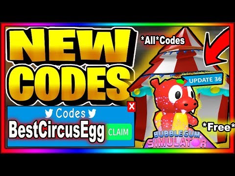 2020 All New Secret Admin Codes Roblox Bubble Gum Simulator Circus Event Update دیدئو Dideo - new code buble gum simulator roblox