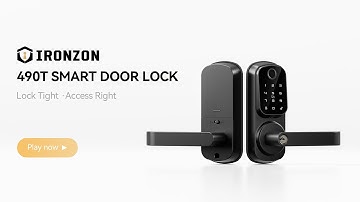 490T Smart Lock Installation Tutorial Video