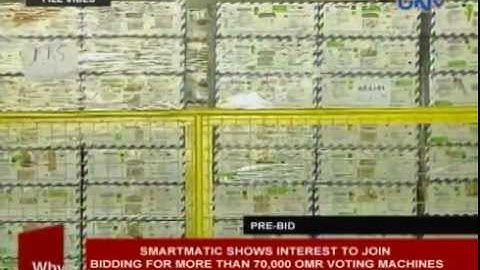 SMARTMATIC shows interest to join bidding for more than 70,000 OMR voting machines