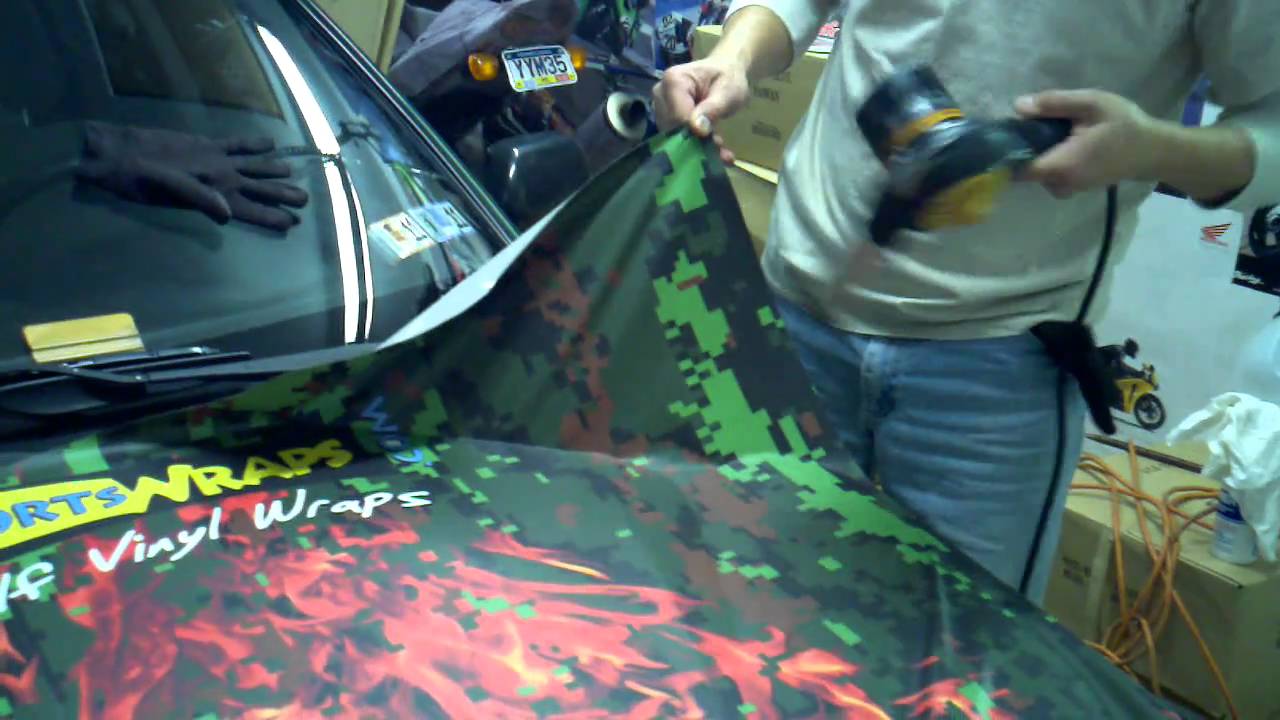 PowerSportsWraps Subaru impreza hood wrap 2 YouTube