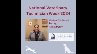 National Veterinary Technician Week 2024 - Meet Alicia!