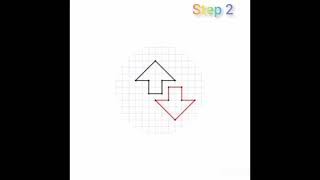 how to draw arrow #3dshape  #tutorial  pixel art