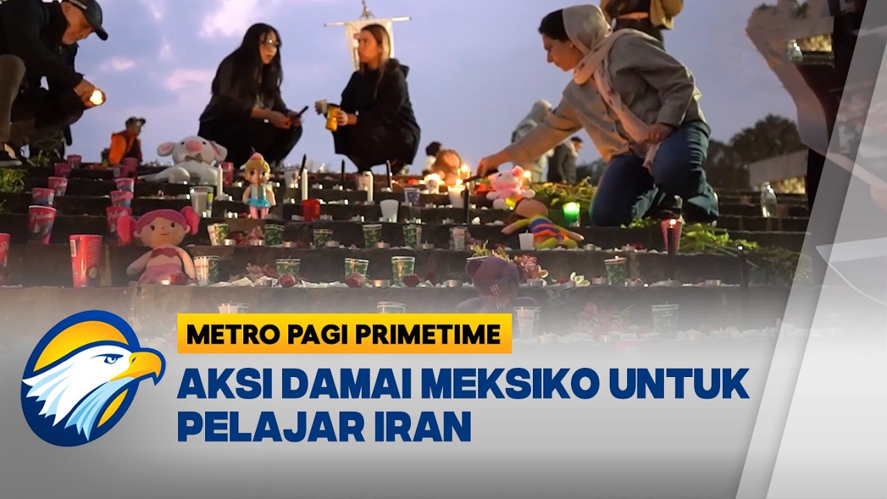 Aksi Damai Meksiko untuk Pelajar Iran -  [Metro Pagi Primetime]