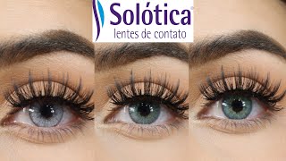 Solotica Natural colors Topazio, Ipanema, Ice! | the perfect color lenses for Dark Eyes! |2023|