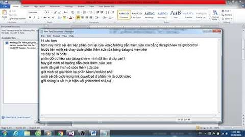 DEVEXPRESS WinForm C# :Hướng Dẫn Thêm_Sửa_Xóa Bằng DataGridView và GridControl Part2