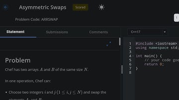 Ashymetric swap codechef solution (January long challenge)