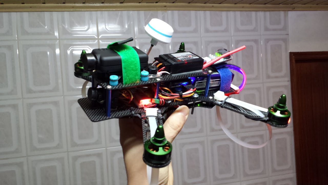 Mini 250 Racer Drone Maiden Flight with Mobius action cam