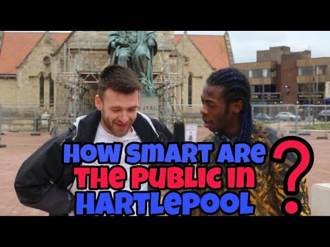 Asking Public in Hartlepool trick Questions