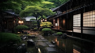 [Zen Garden Rain Sound] Ancient sleep aid learning, meditation white noise, natural nature sounds