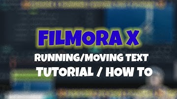 FILMORA X TUTORIAL: HOE BEWEGENDE OF LOPENDE TEKST IN VIDEO TE MAKEN MET FILMORA