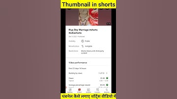 How To Add Thumbnail On YouTube Short Video 2023|Short Video Par Thumbnail Kaise Lagaye