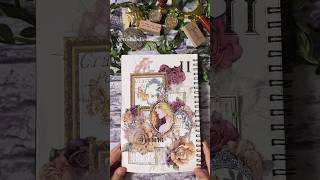 ASMR SCRAPBOOKING| night journal 🩶|#journal #aesthetic #asmr #design #scrapbook #art #sound #shorts