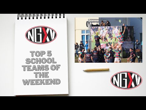 Top 5 School Teams of the Weekend: Round 8 - 13th November