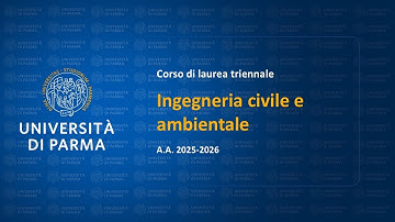 Corso di laurea triennale in "Ingegneria civile e ambientale" - A.A. 2025-26