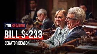 Bill S-233 2nd Reading - Senator Colin Deacon | Basic Income