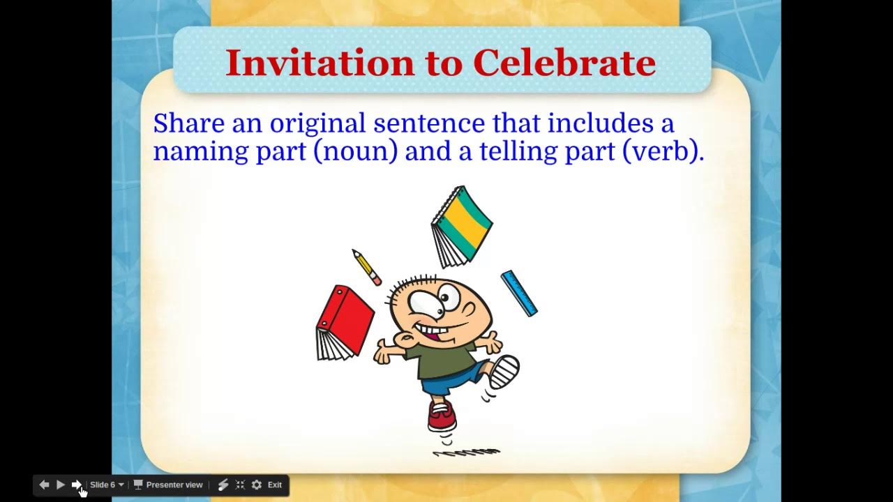 Invitation Simple Sentences YouTube