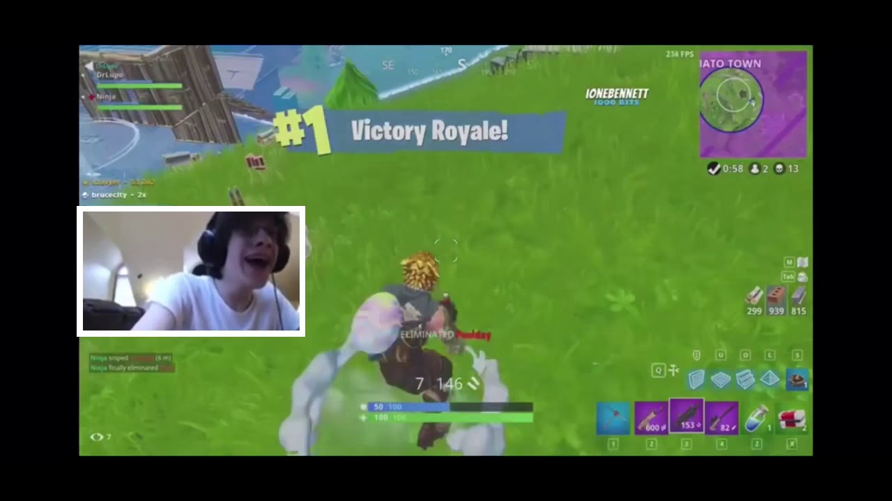 Nepsta made the best win on fortnite YouTube