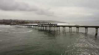 Ocean Beach Pier Collapsed Pylon! Crazy to Drone!