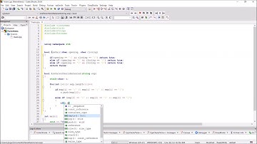 Check for balanced Parenthesis C++