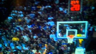 Chris Paul HALF COURT SHOT as Whistle Blows DeAndre Jordan foul CLIPPERS WARRIORS