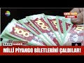 Milli piyango biletlerini çaldılar!