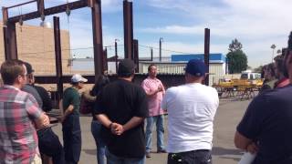 Construction Pre- Apprenticeship LBCC: Iron Workers Facility Trip Oct 2016
