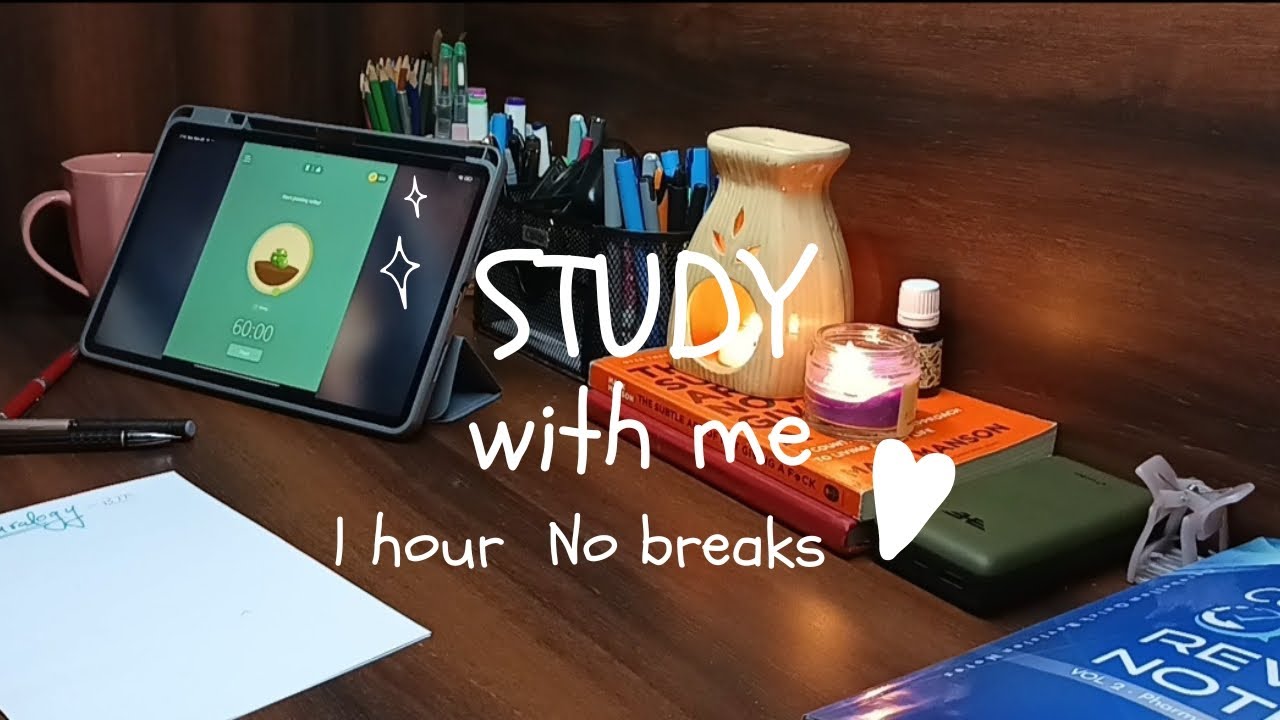 1 Hour • Study with me • no breaks • lofi music 🎶 - YouTube