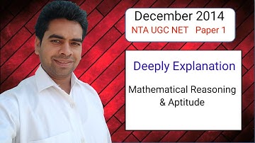 Dec 2014 | Mathematical Reasoning & Aptitude | NTA UGC Net | Paper 1 | Zero Square