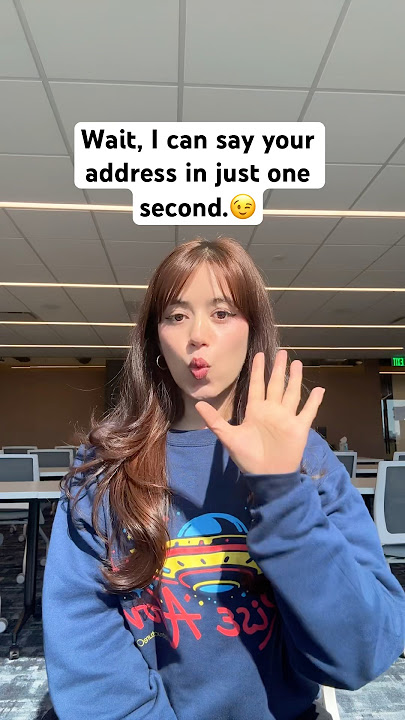 Wait, I can say your address in just one second.😅 #shorts #subscribe #trending #relatable #funny
