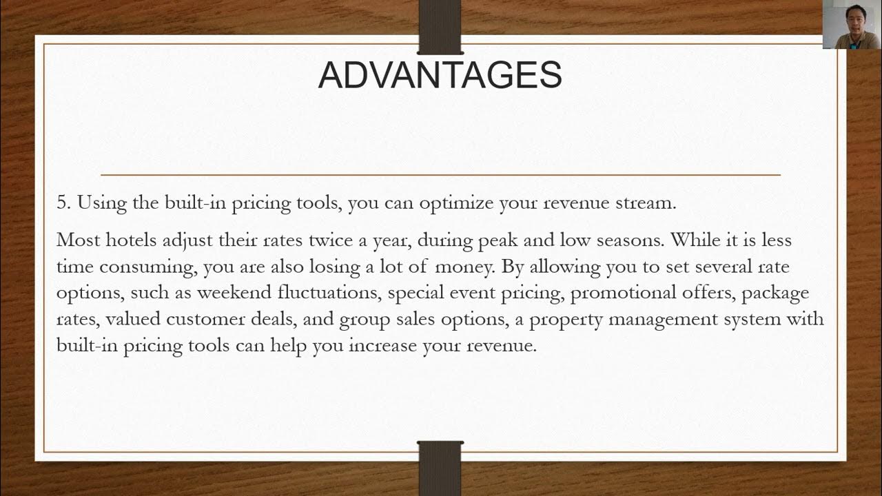 Advantages and Disadvantages of using a Property Management System